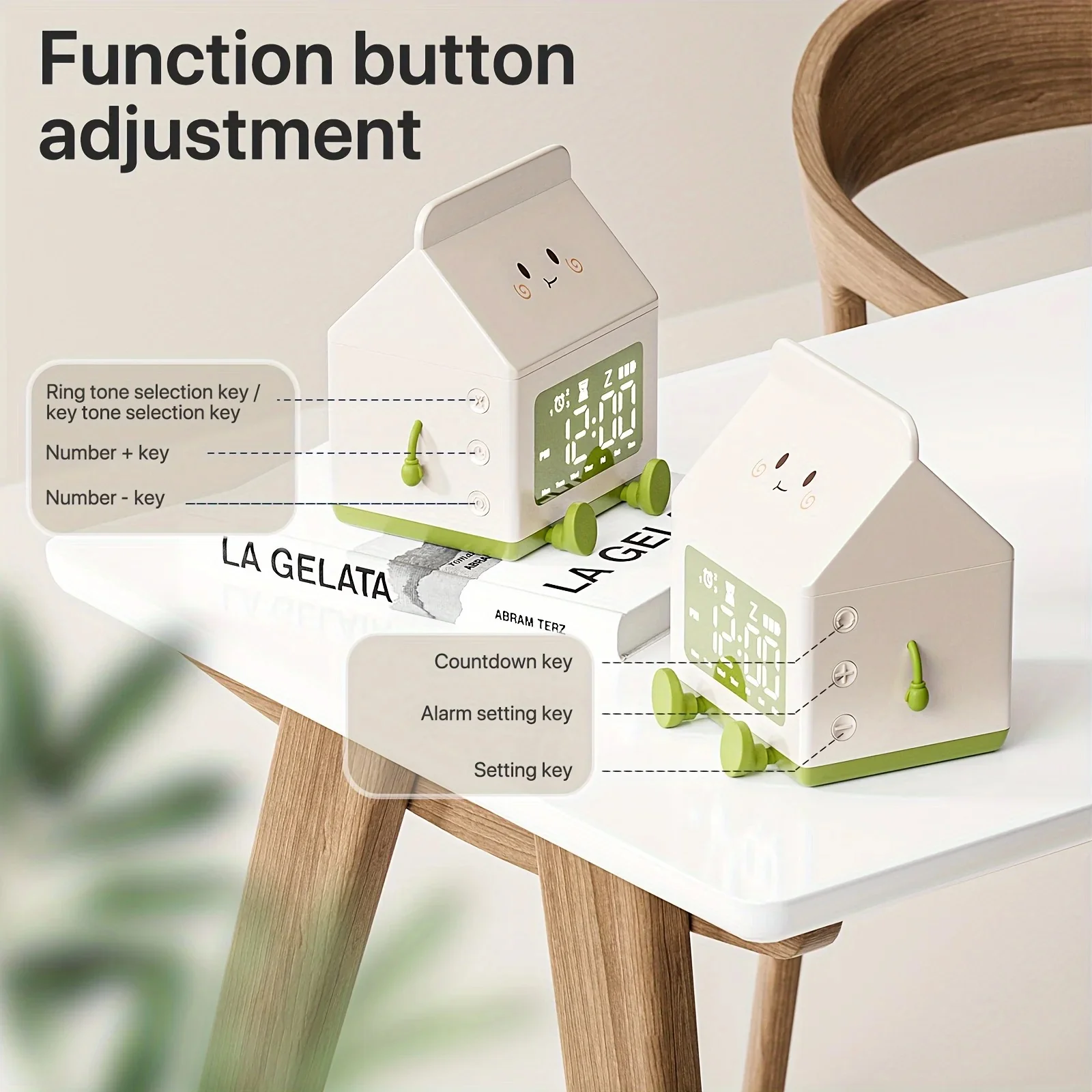 Milk Carton Alarm Clock - Image 7