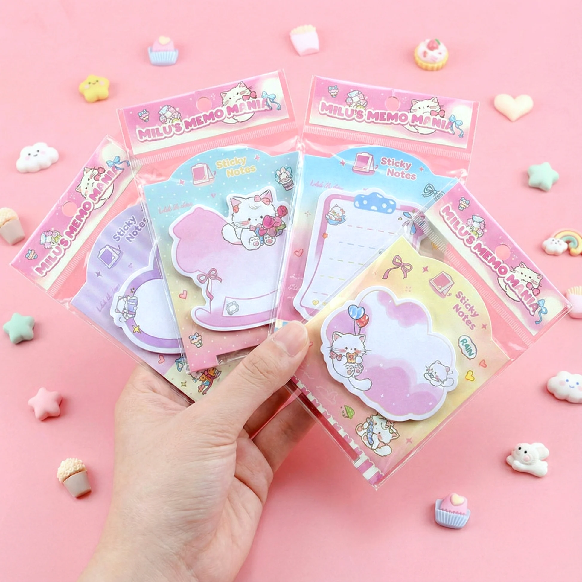 Milu Cat Sticky Notes - Image 2