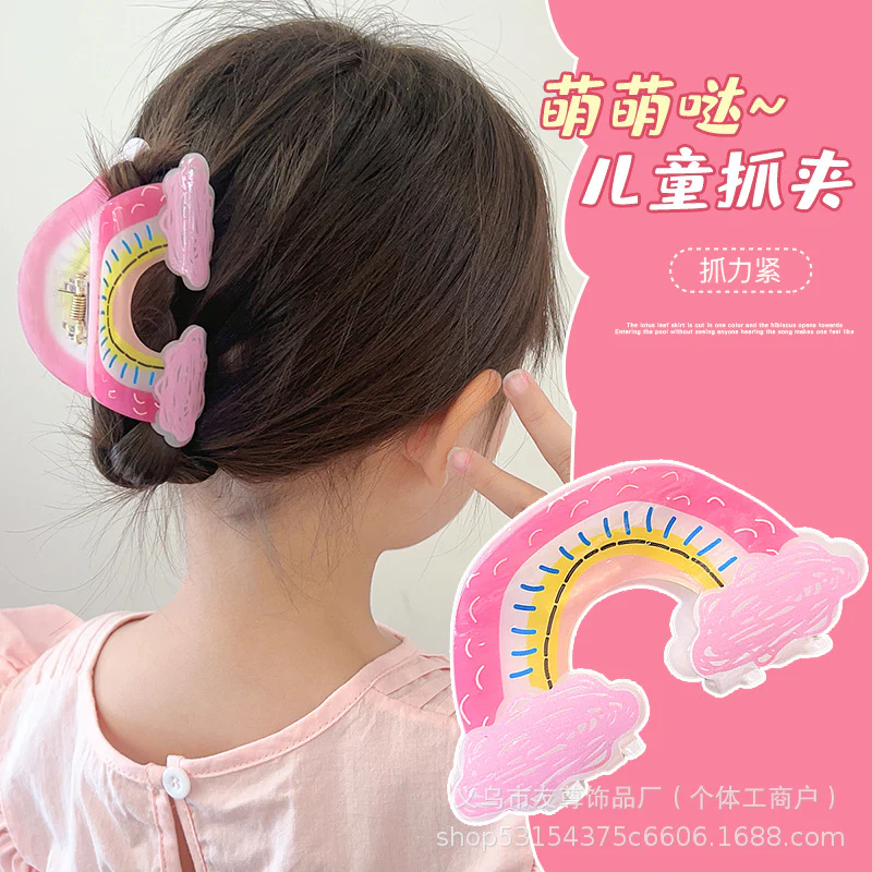 Mini Rainbow Claw Clip - Image 2