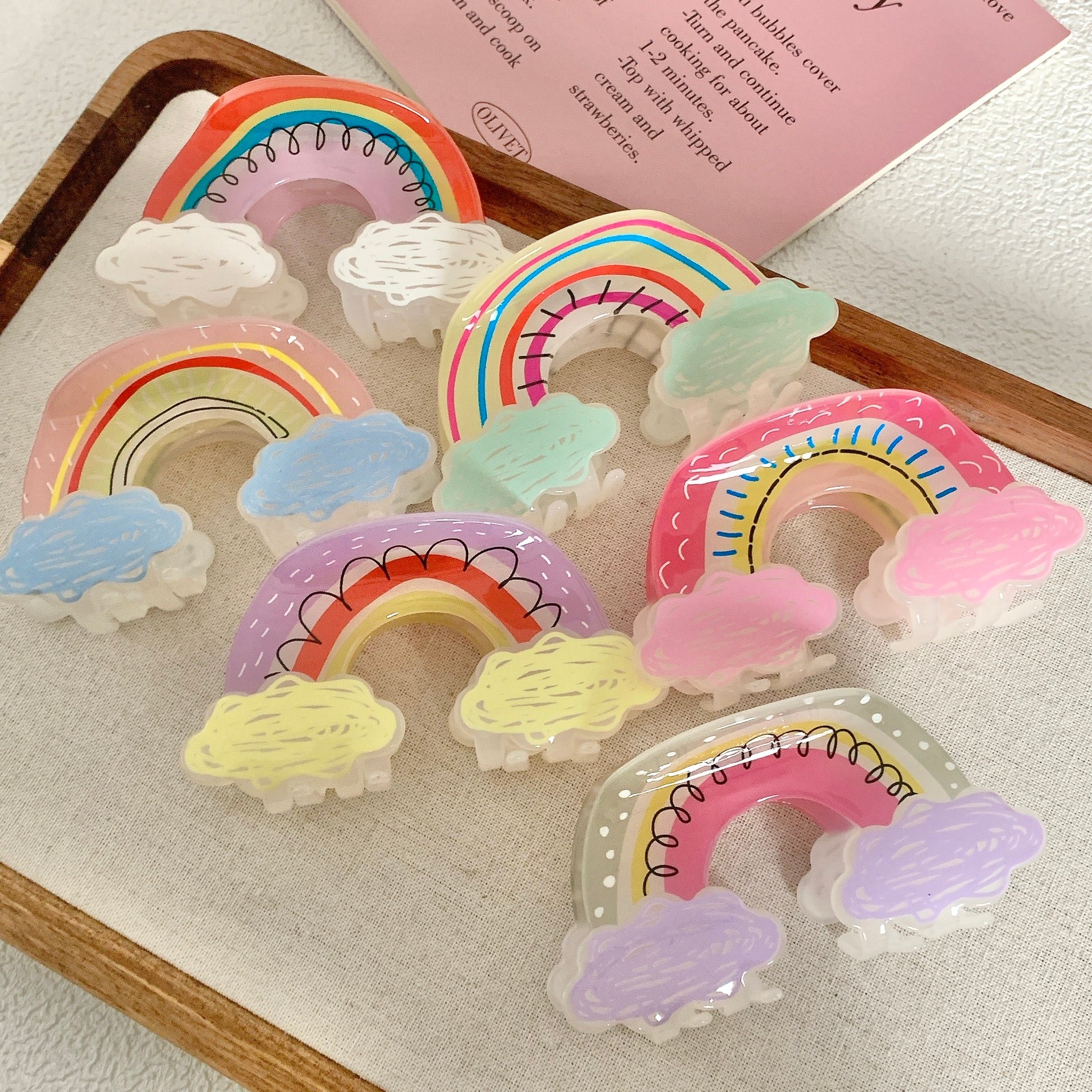 Mini Rainbow Claw Clip - Image 3