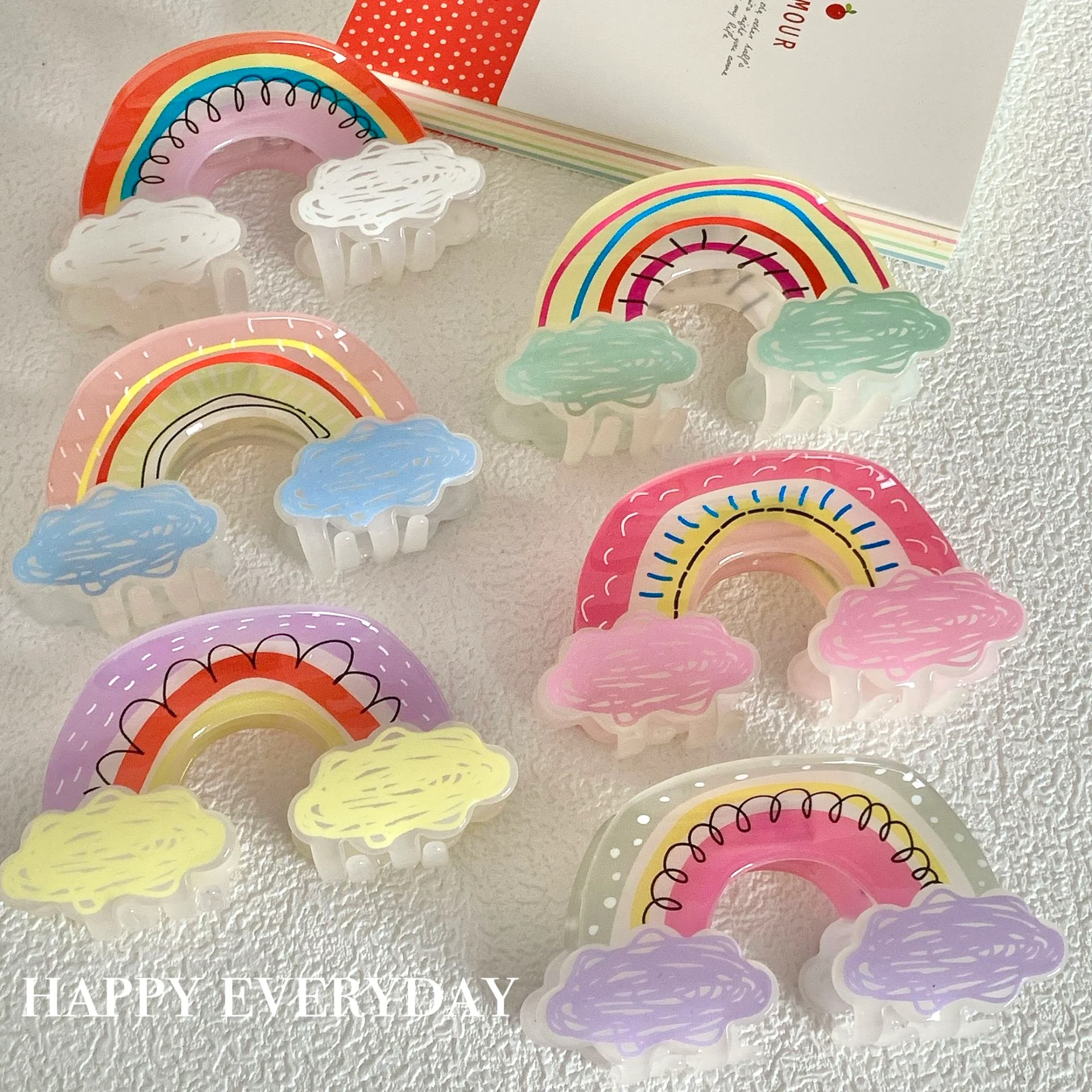 Mini Rainbow Claw Clip - Image 5