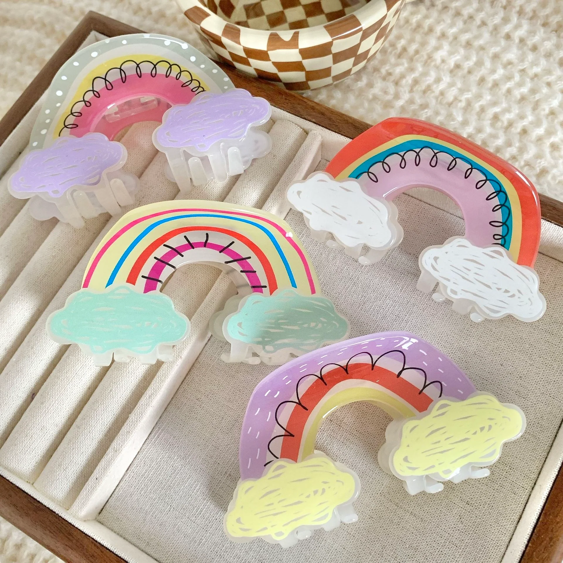 Mini Rainbow Claw Clip - Image 6