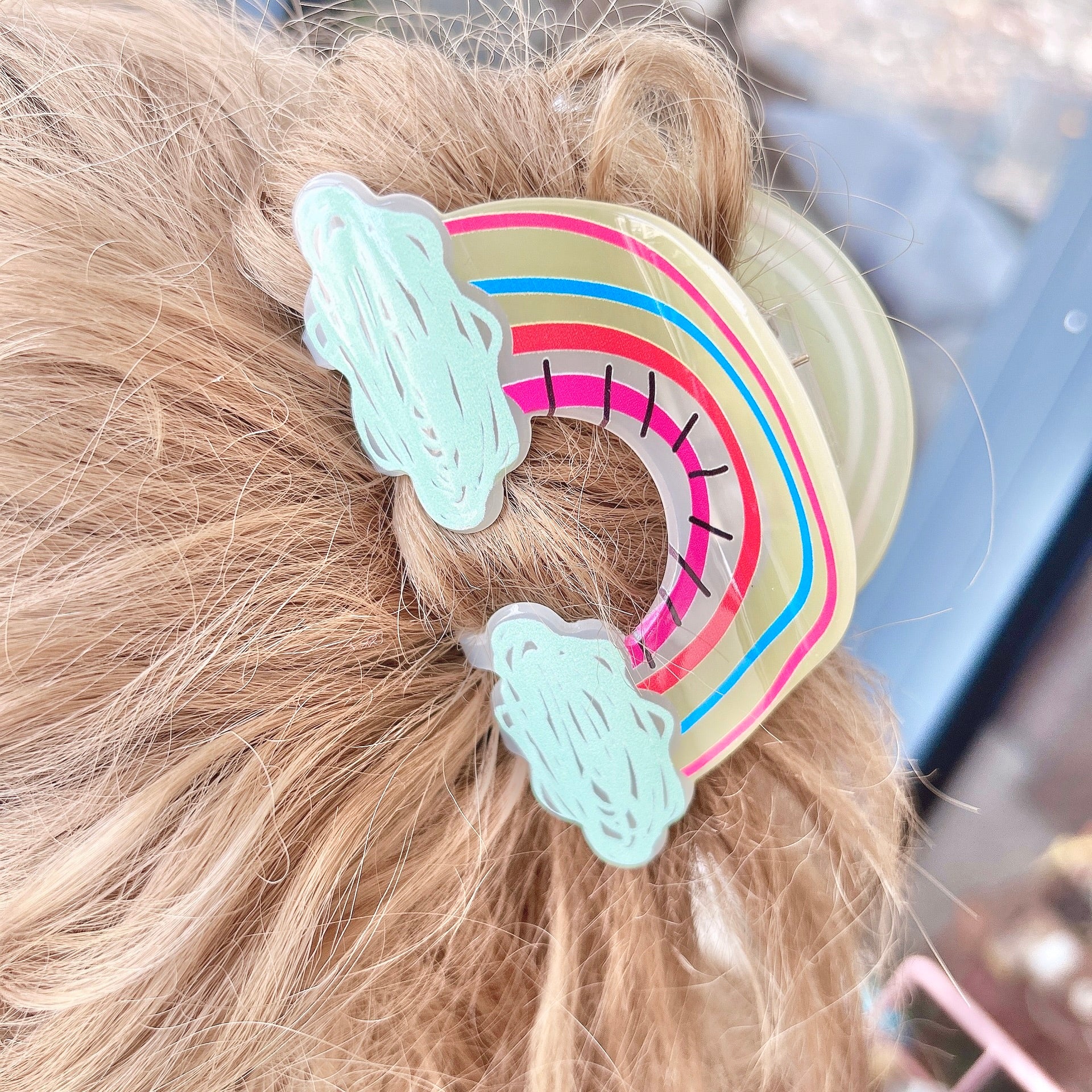 Mini Rainbow Claw Clip - Image 7