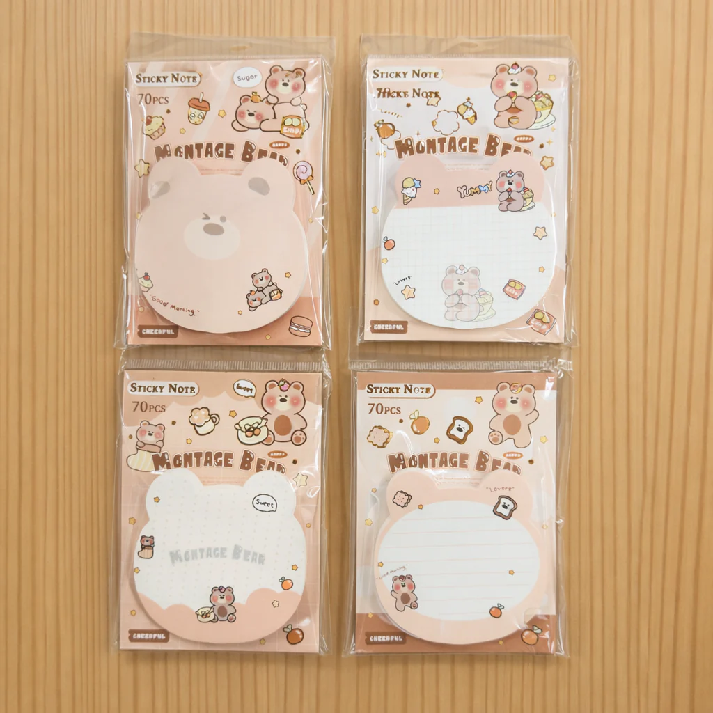 Montage Bear Sticky Note