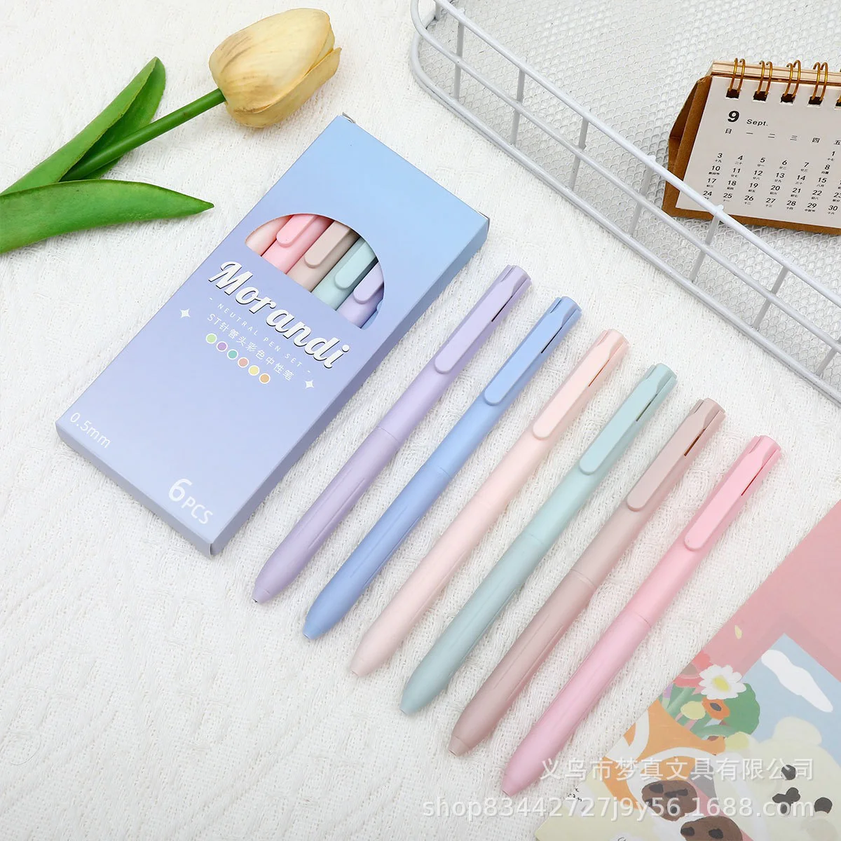 Morandi Neutral Pen (set of 6pcs) - Image 4