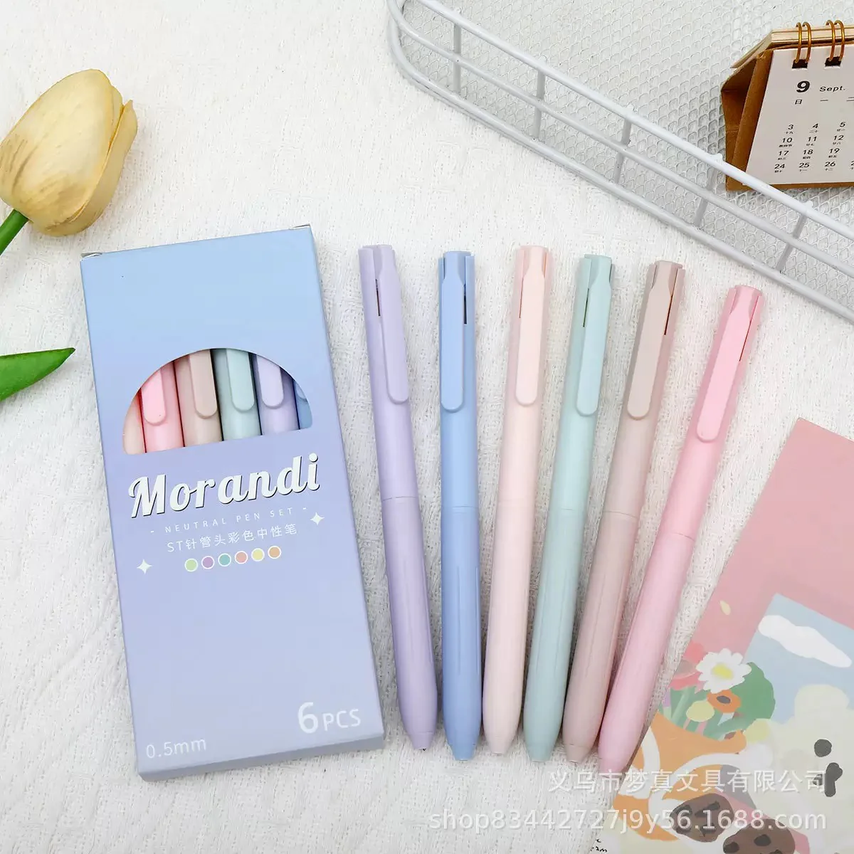 Morandi Neutral Pen (set of 6pcs) - Image 5