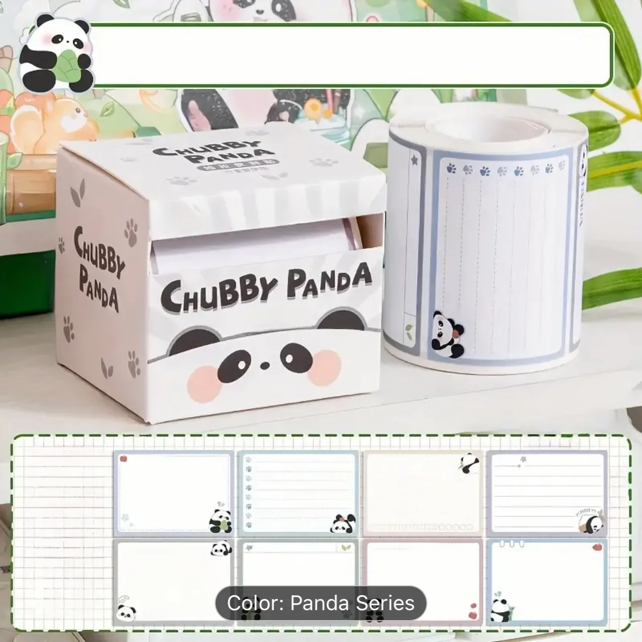 Panda Peel Off Sticky Note Roll - Image 3