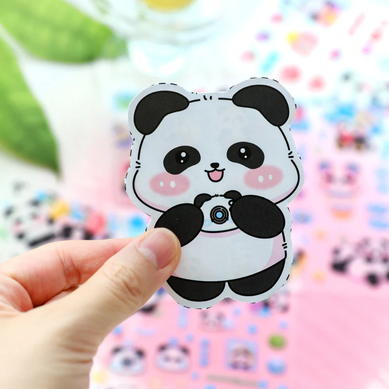 Panda Pet Matte Sticker Set 4 Sheets - Image 5