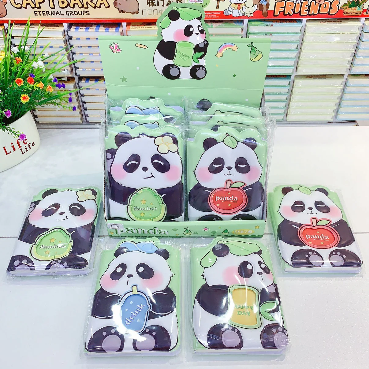 Panda Puffy Mini Diary - Image 3