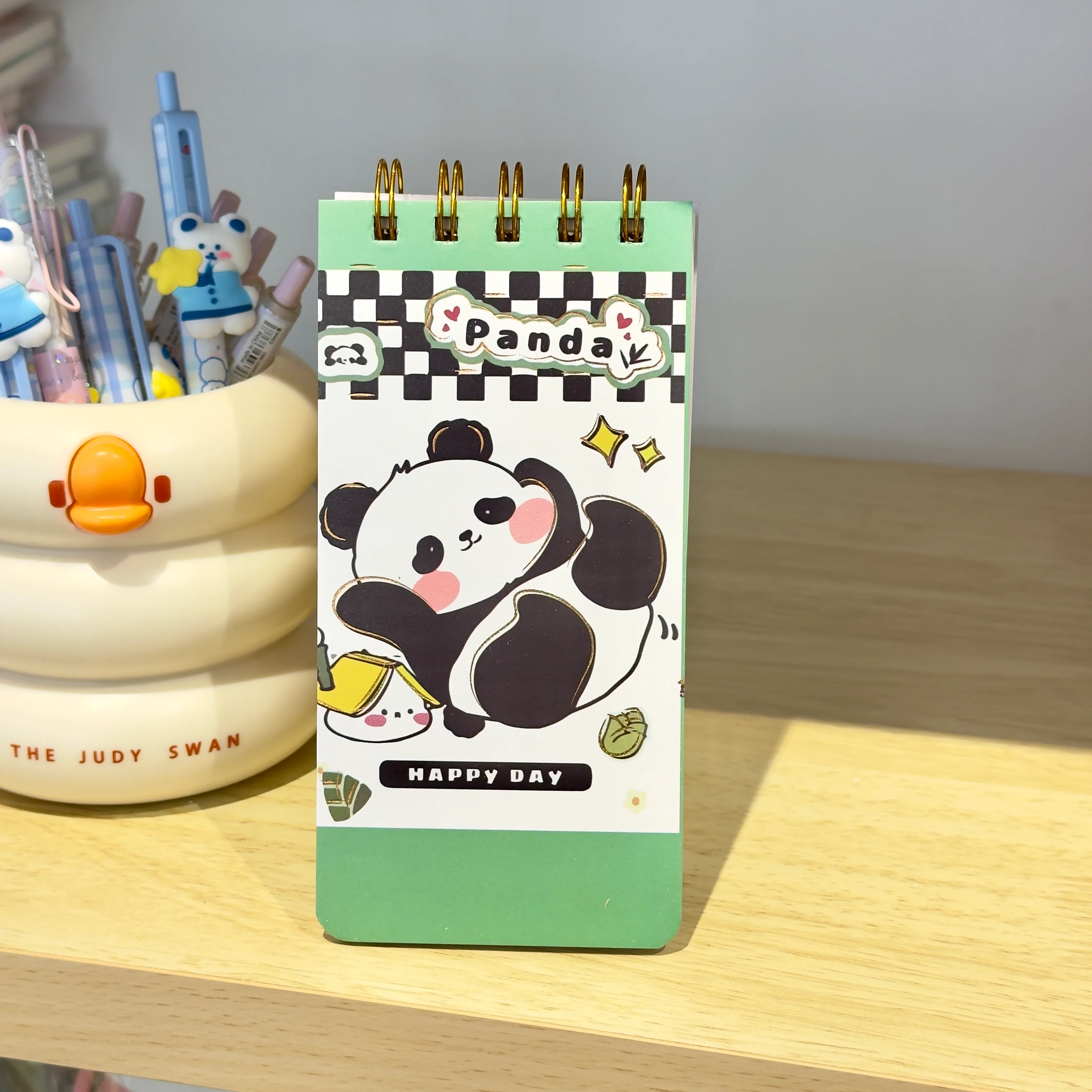 Panda Spiral Notepad
