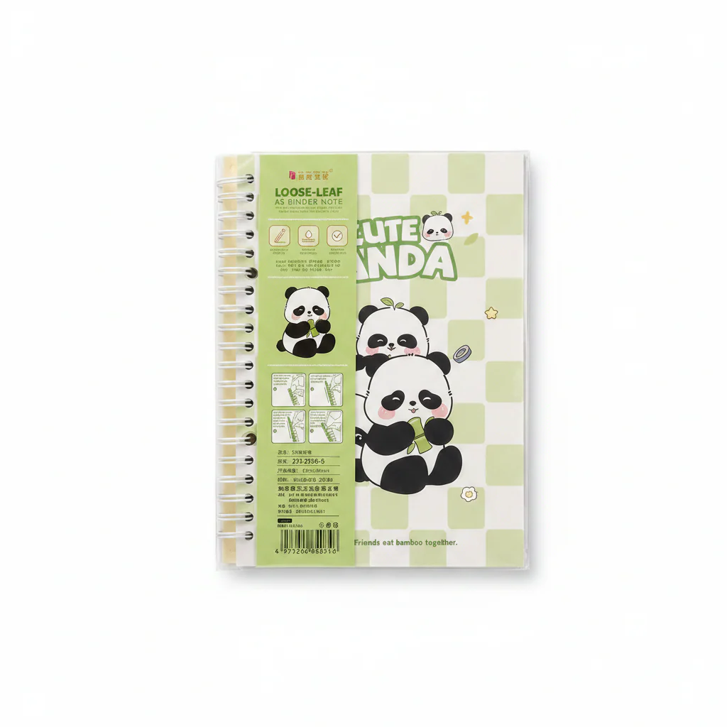 Panda Spiral Notebook