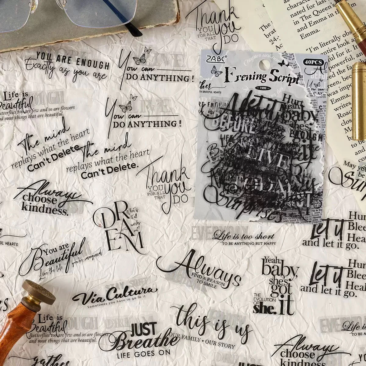 Paper Poetry Stickers - Image 3