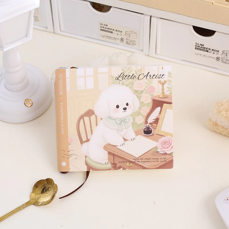 Pearl Puppy Mini Embossed Notebook - Image 2