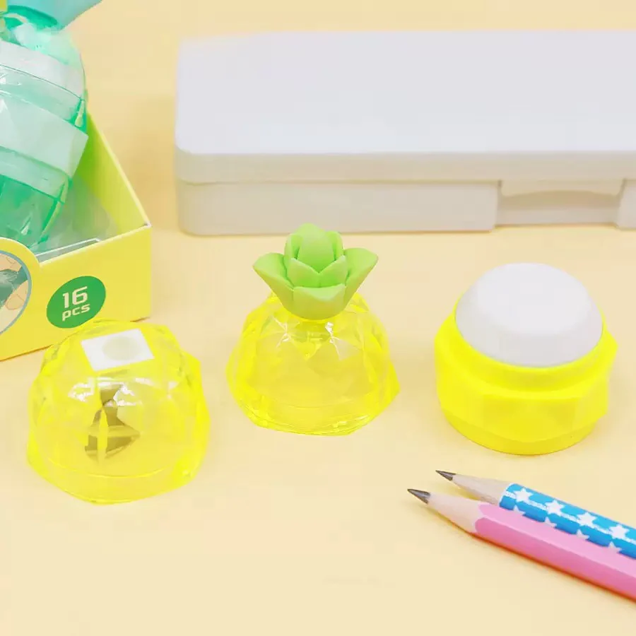 Pineapple Eraser w Sharpener - Image 3