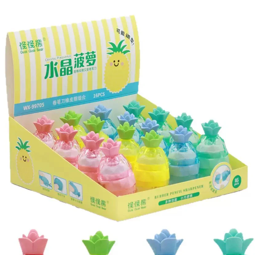Pineapple Eraser w Sharpener - Image 5