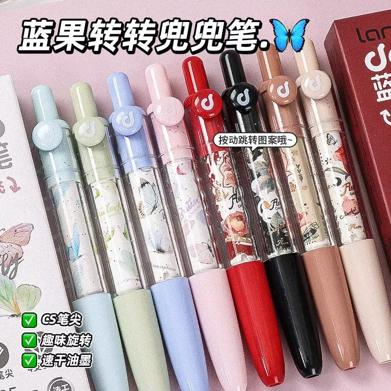 Premium Floral Black Ink Pen - Image 2
