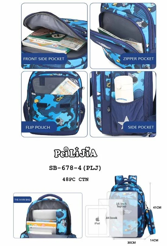 Premium Kids Astro School Bag - Image 5