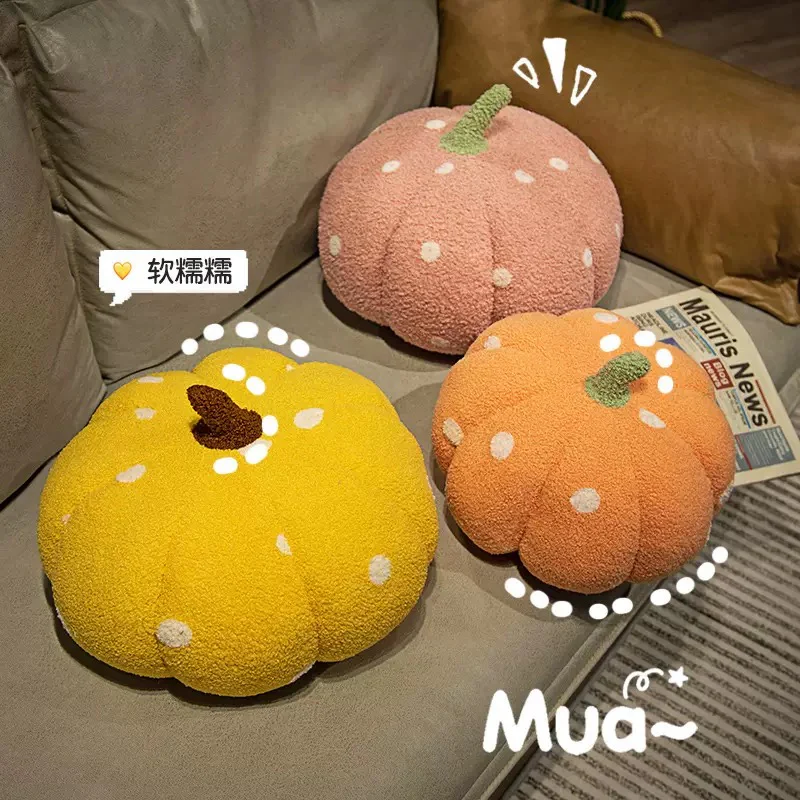 Pumpkin Polka Pillow - Image 2