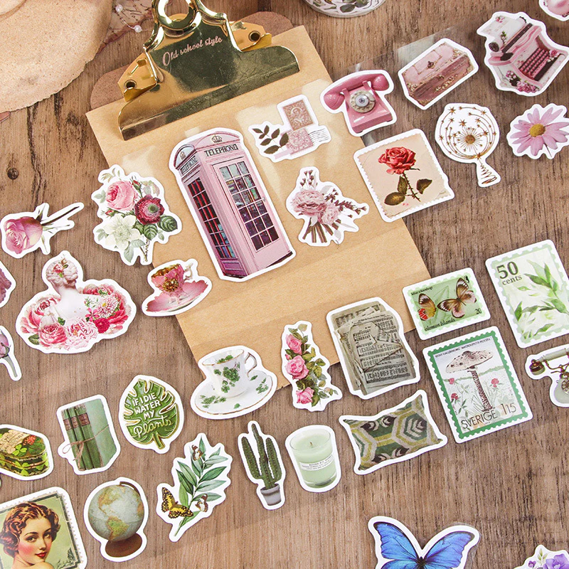 Retro Journaling Sticker Roll - Image 2