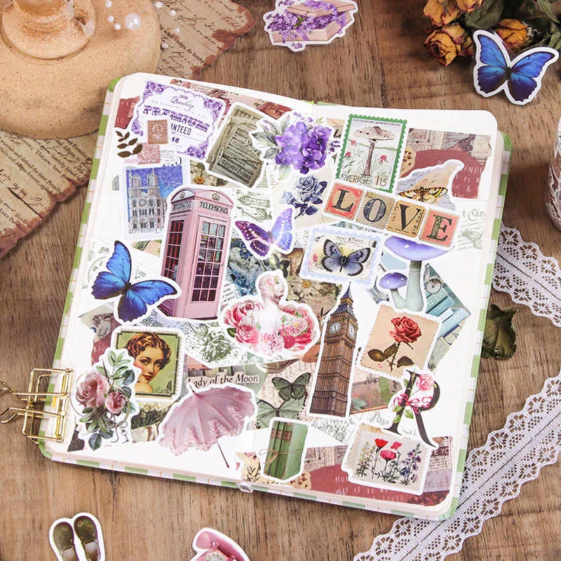 Retro Journaling Sticker Roll - Image 3