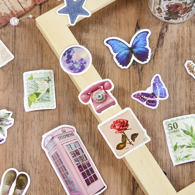 Retro Journaling Sticker Roll - Image 4
