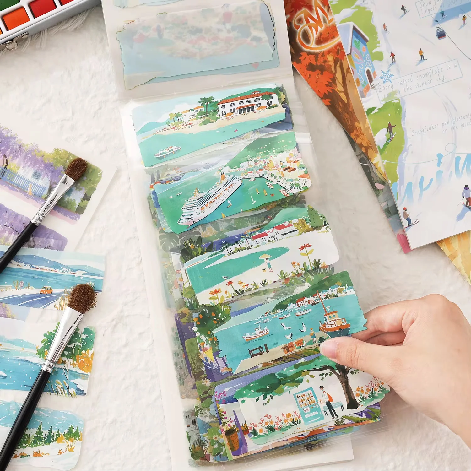Seasonal Landscape Sticker Book - Image 3