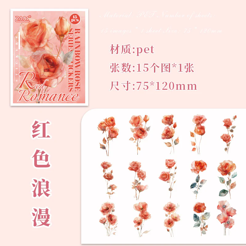 Floral Theme Journaling Stickers - Image 6