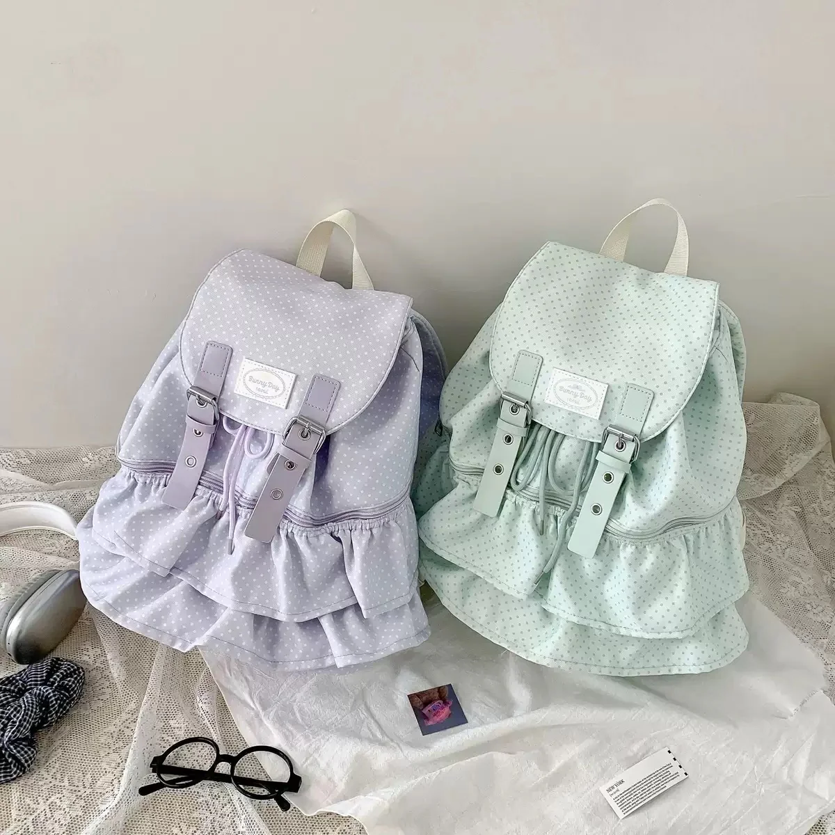 Latte Polka Backpack - Image 2