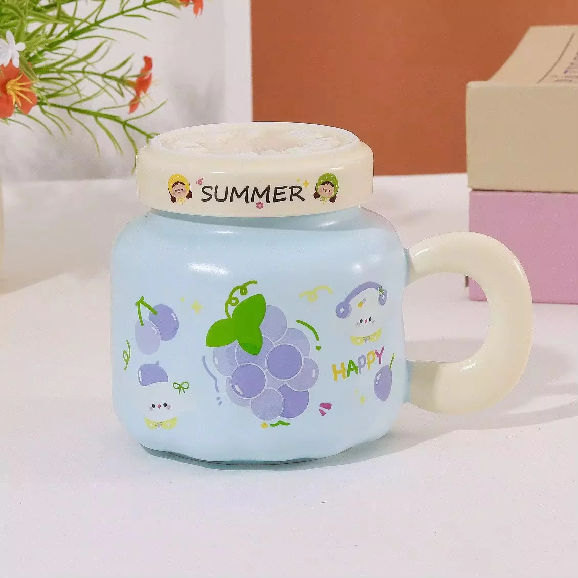 Summer Fruit Ceramic Mug - Image 5