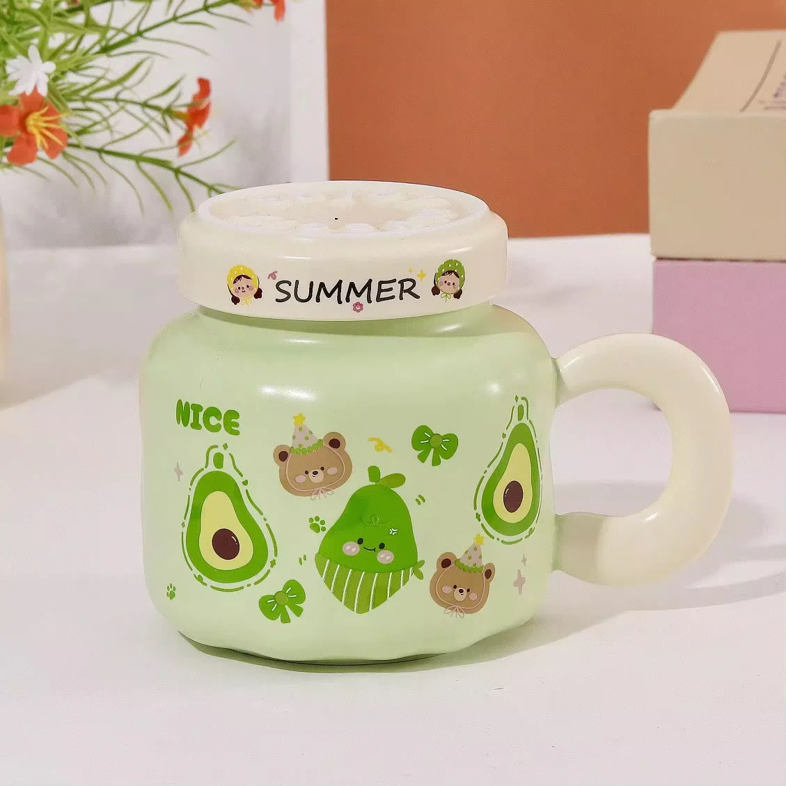 Summer Fruit Ceramic Mug - Image 6