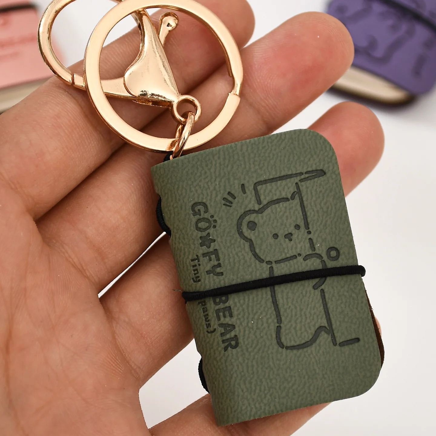 Tiny Bear Keychain Diary - Image 6
