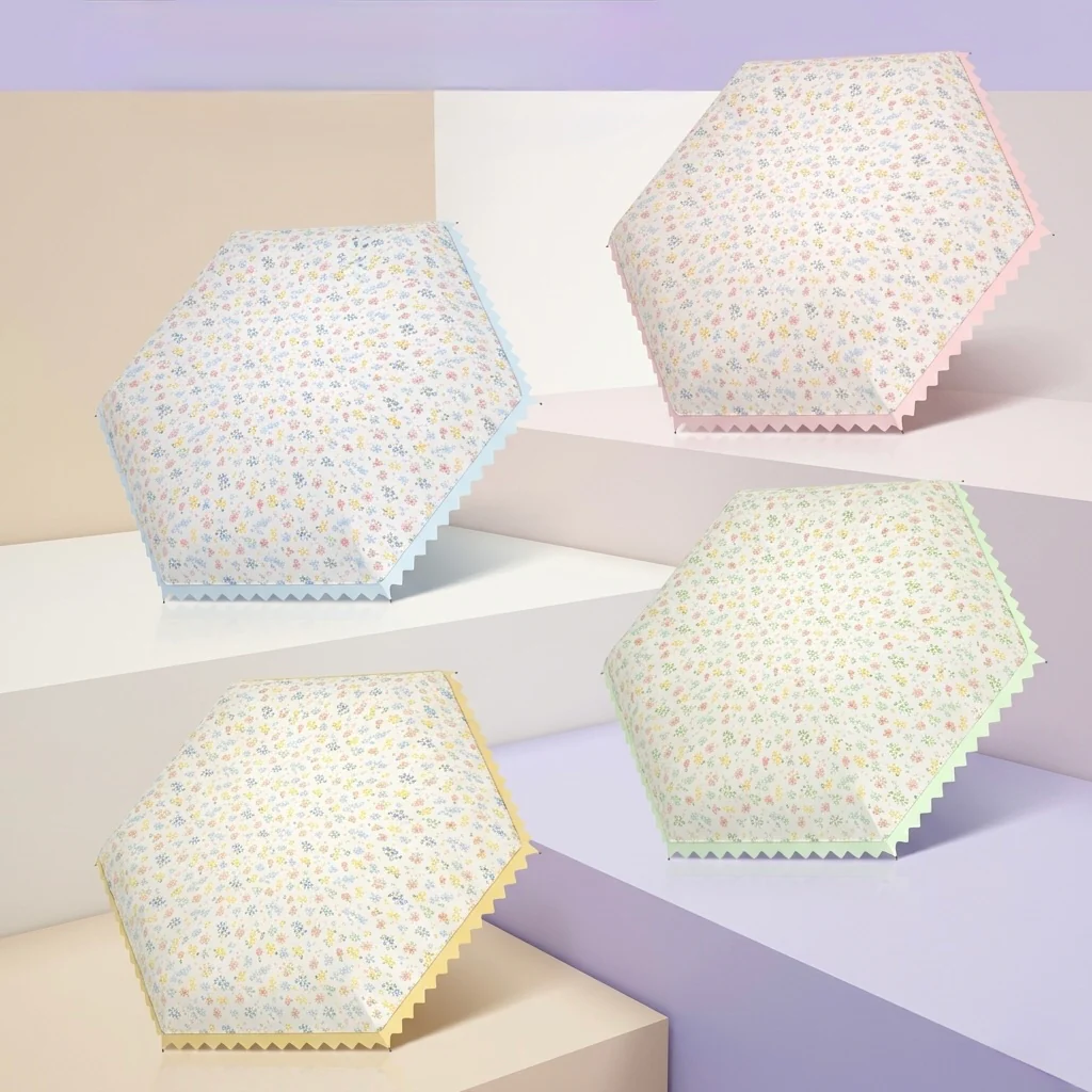 Floral Pocket Umbrella - Image 2