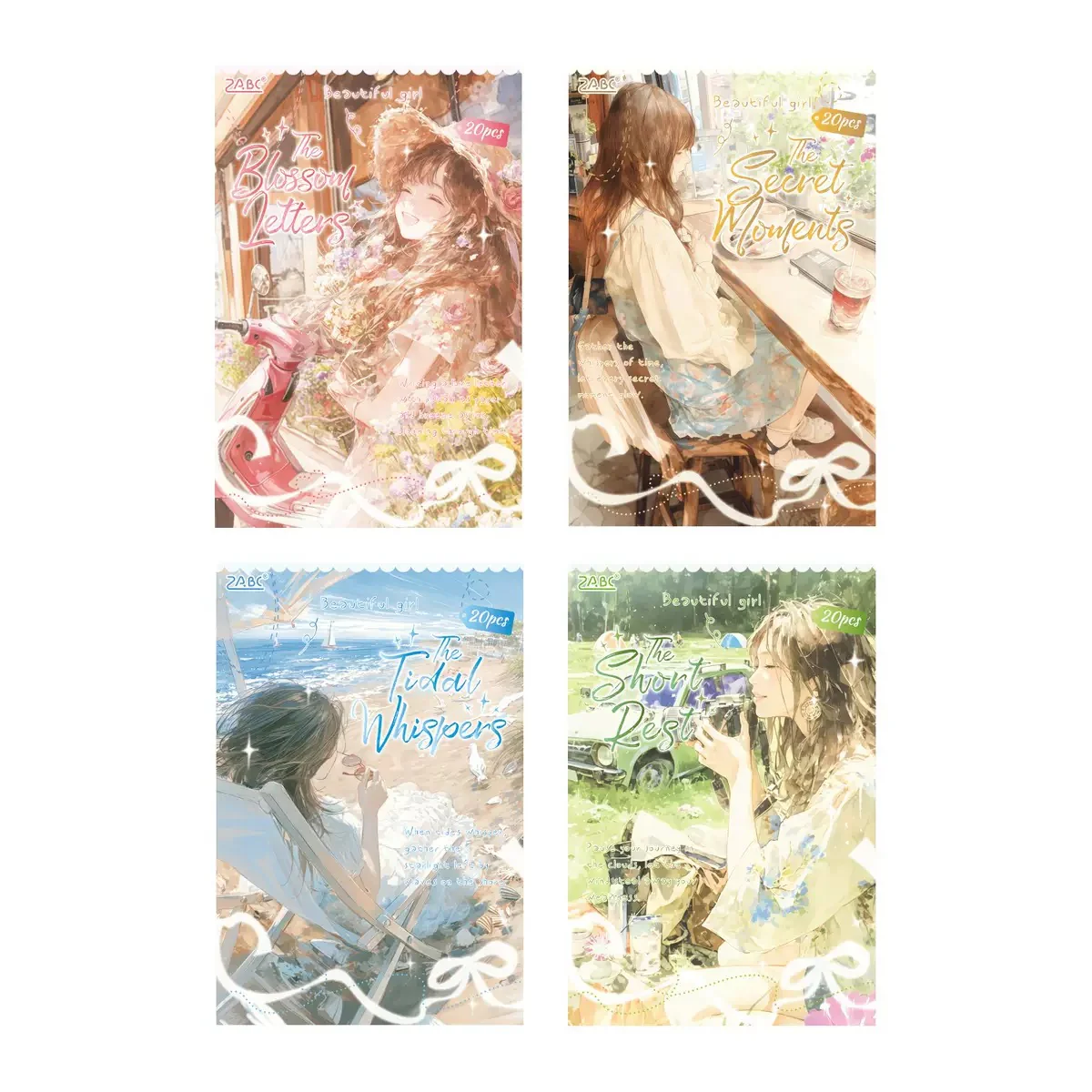 Aesthetic Girl Deco Sticker Book - Image 5