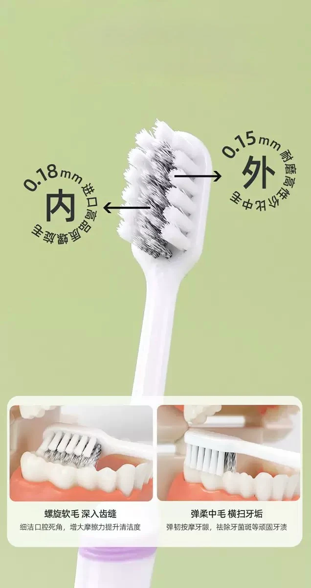 Nebula soft-bristled toothbrushes 2pc - Image 2