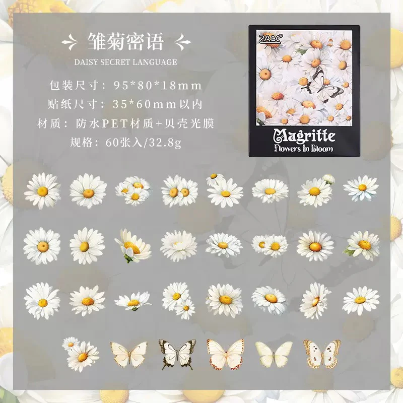 Vintage Floral Sticker Box - Image 10