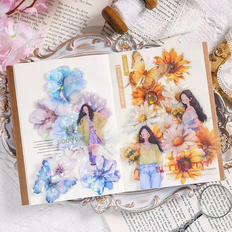 Vintage Floral Sticker Box - Image 4