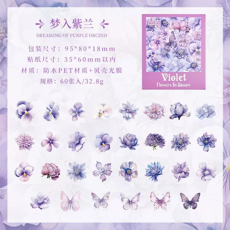 Vintage Floral Sticker Box - Image 9