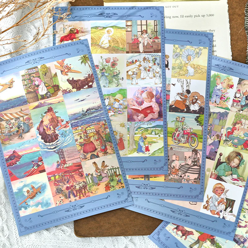 Vintage Sticker Book (20 sheet Included) - Image 11