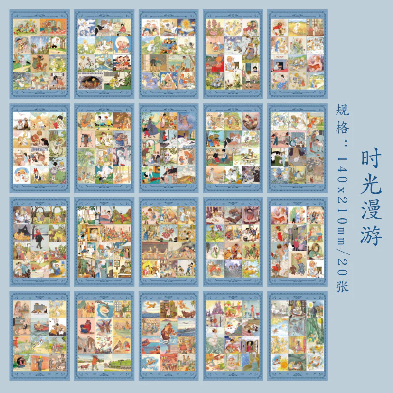 Vintage Sticker Book (20 sheet Included) - Image 9