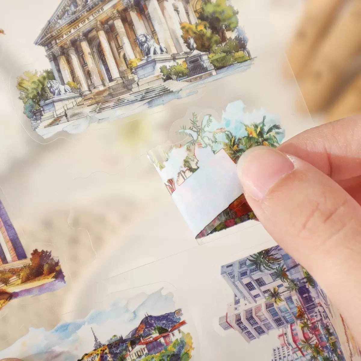 Wanderlust Watercolours Sticker Pack - Image 3