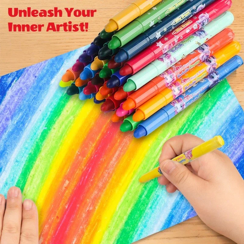 Washable Crayon 24 Pcs Set - Image 2