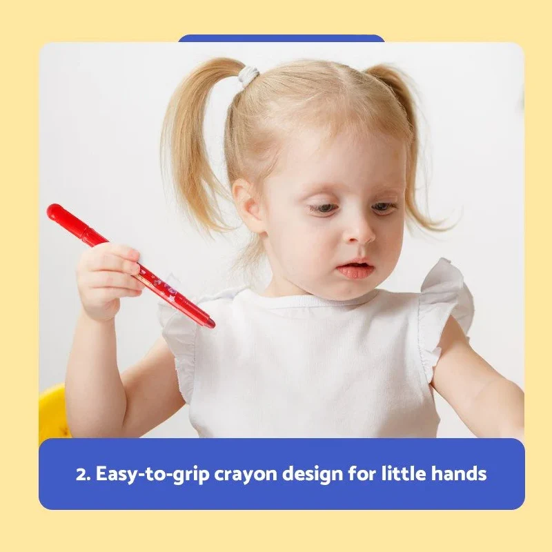 Washable Crayon 24 Pcs Set - Image 3