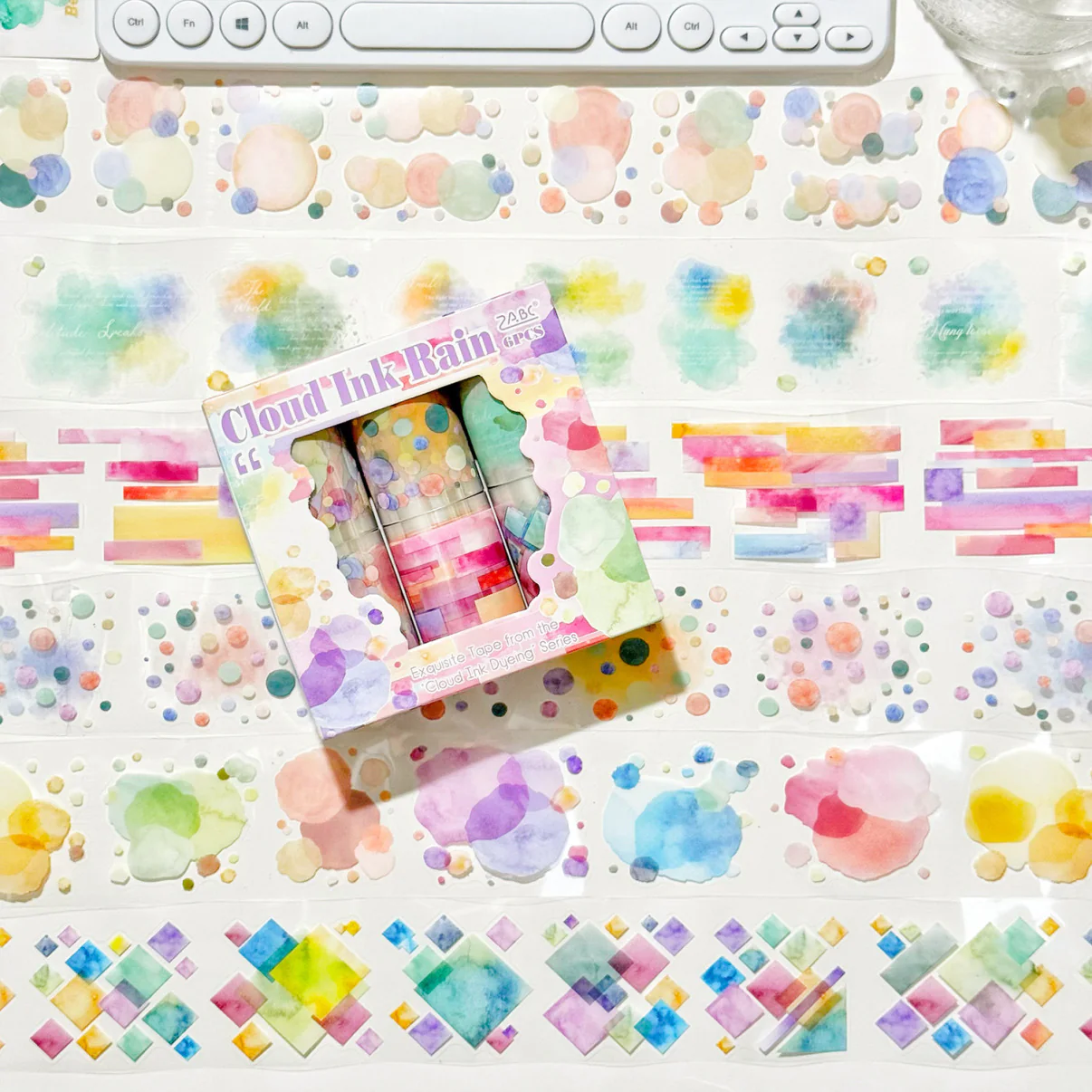 Water Color Theme Pet Washitape Set - Image 3