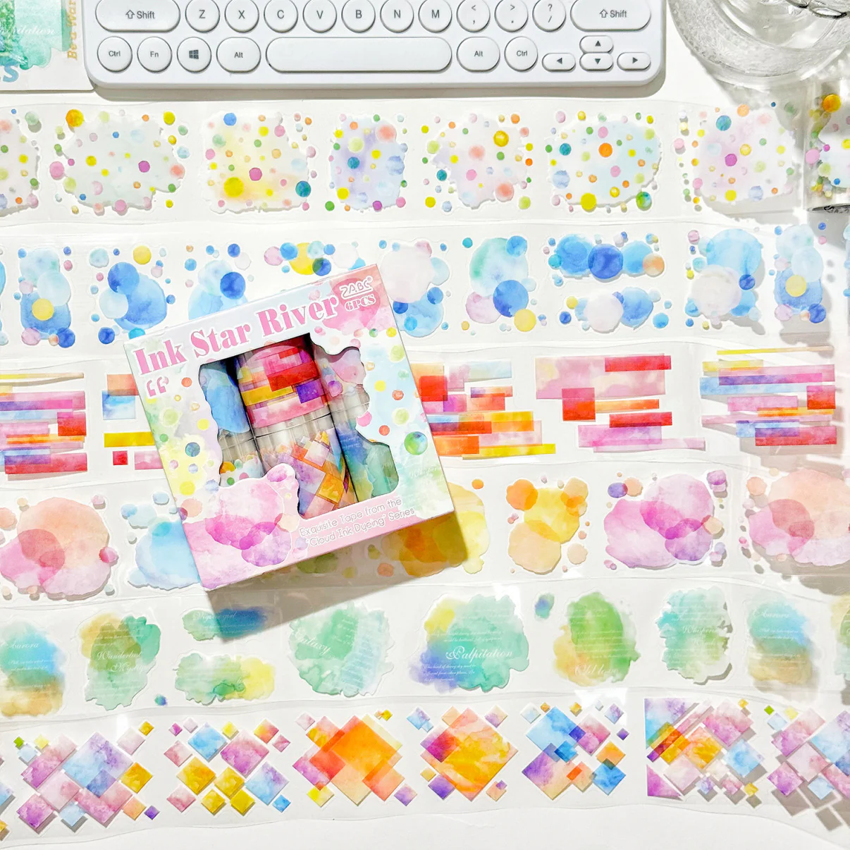 Water Color Theme Pet Washitape Set - Image 4