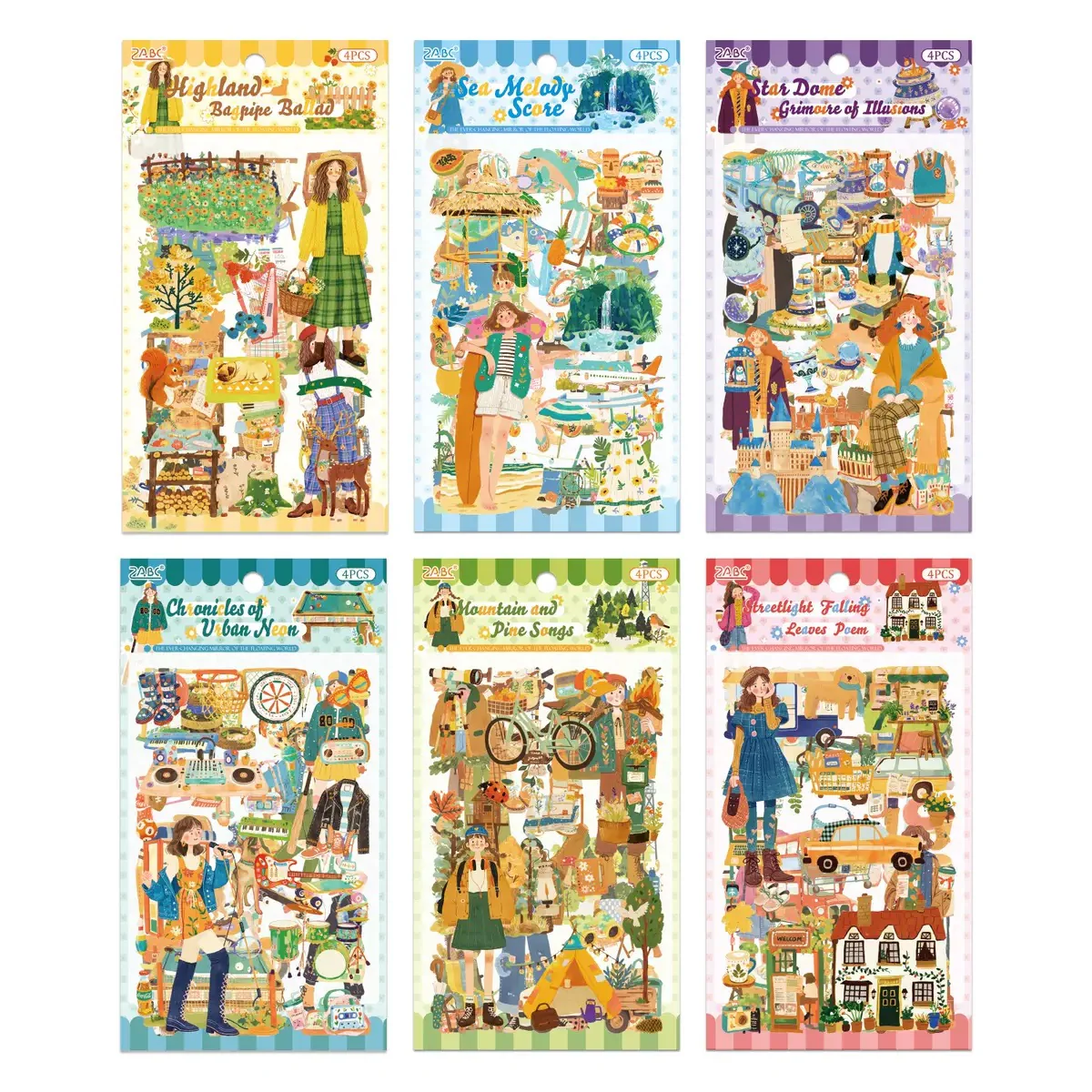 Whimsical Girl Deco Sticker Pack - Image 5
